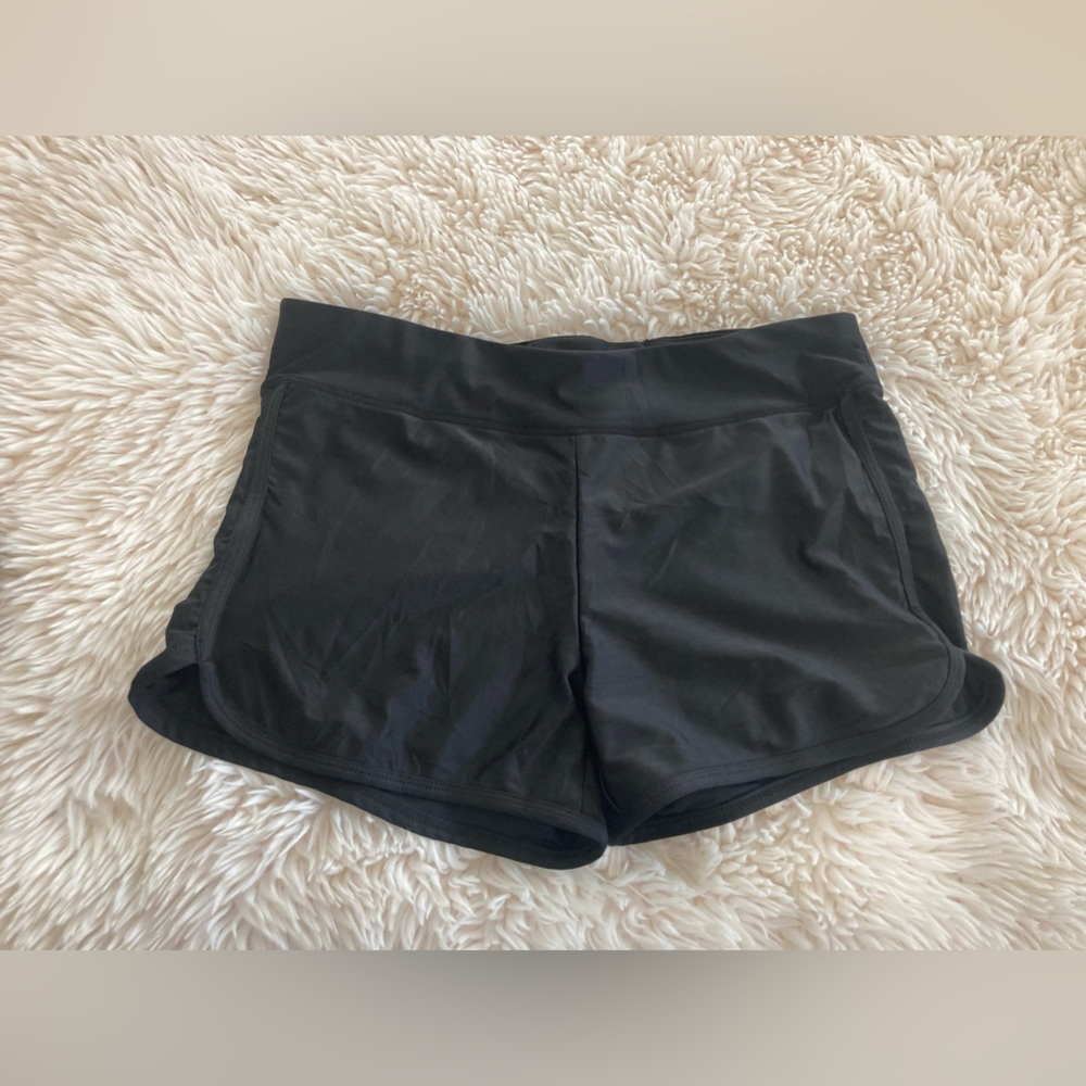 Women's Black Athletic Shorts